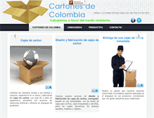 Tablet Screenshot of cartonesdecolombia.com